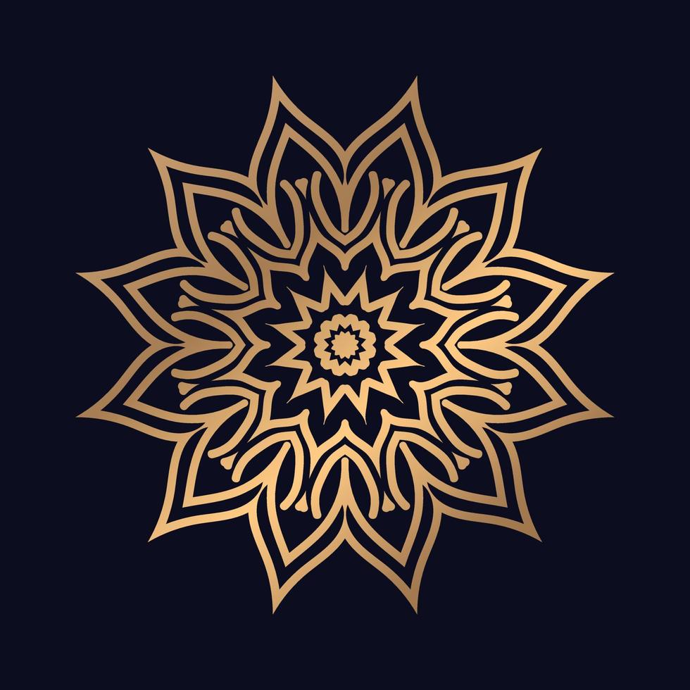 Colorful Style mandala background decorative symbol yoga logo pattern Vector illustration.