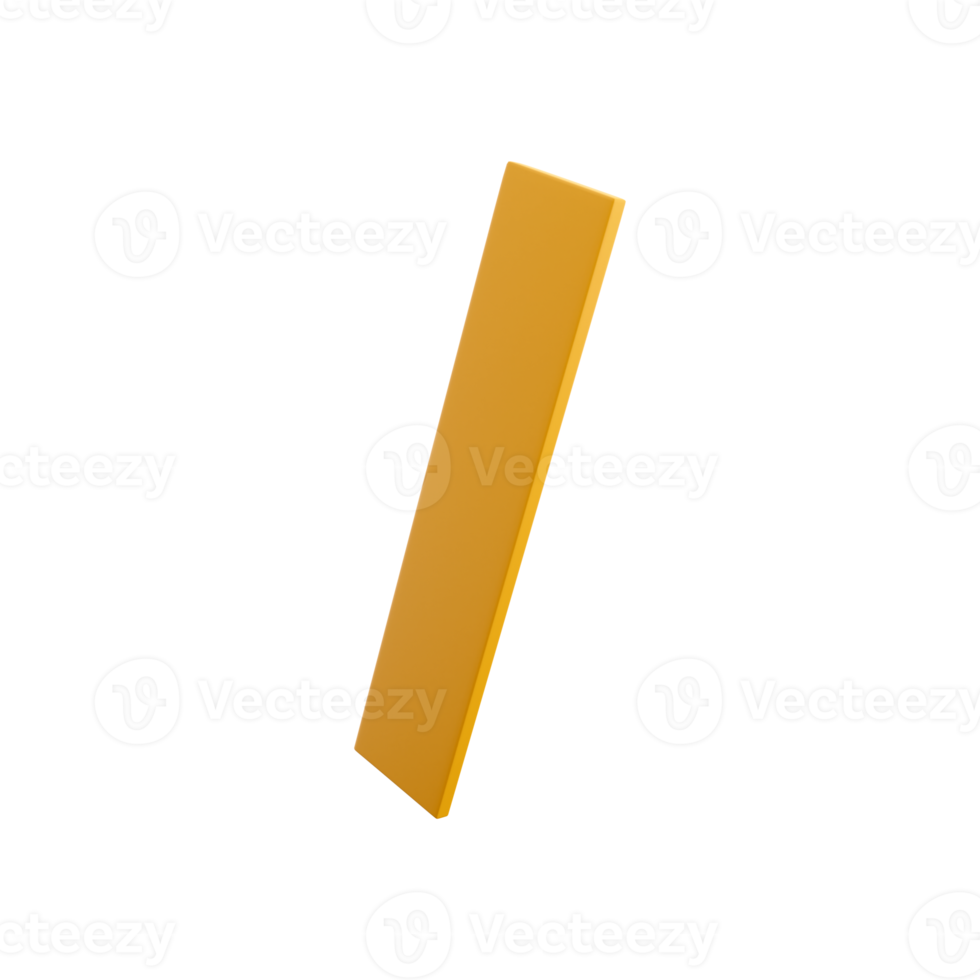 3D render ruler For web presentation of graphic assets or others. 3D rendering ruler icon png