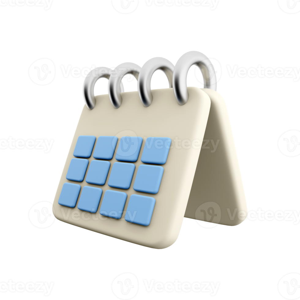 3D education, back to school and school time showing school bell on white background with space for text. 3D rendering school bell, icon png