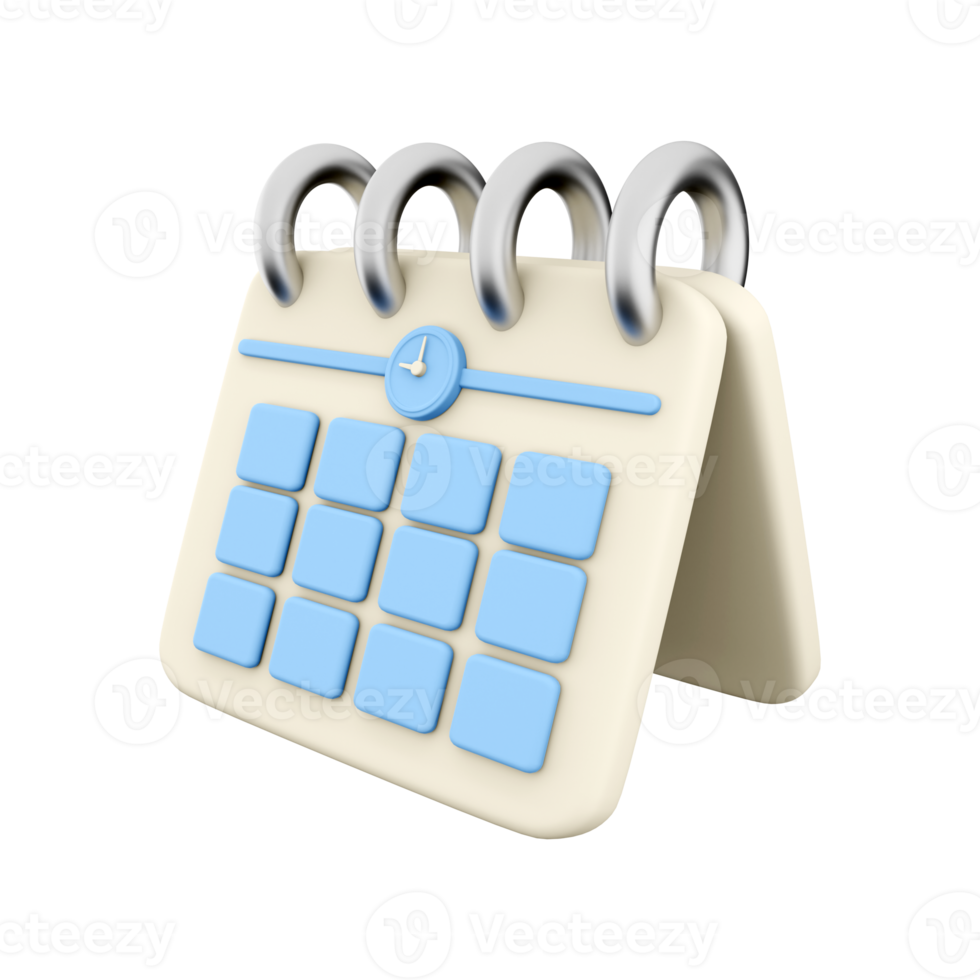 3D education, back to school and school time showing school bell on white background with space for text. 3D rendering school bell, icon png