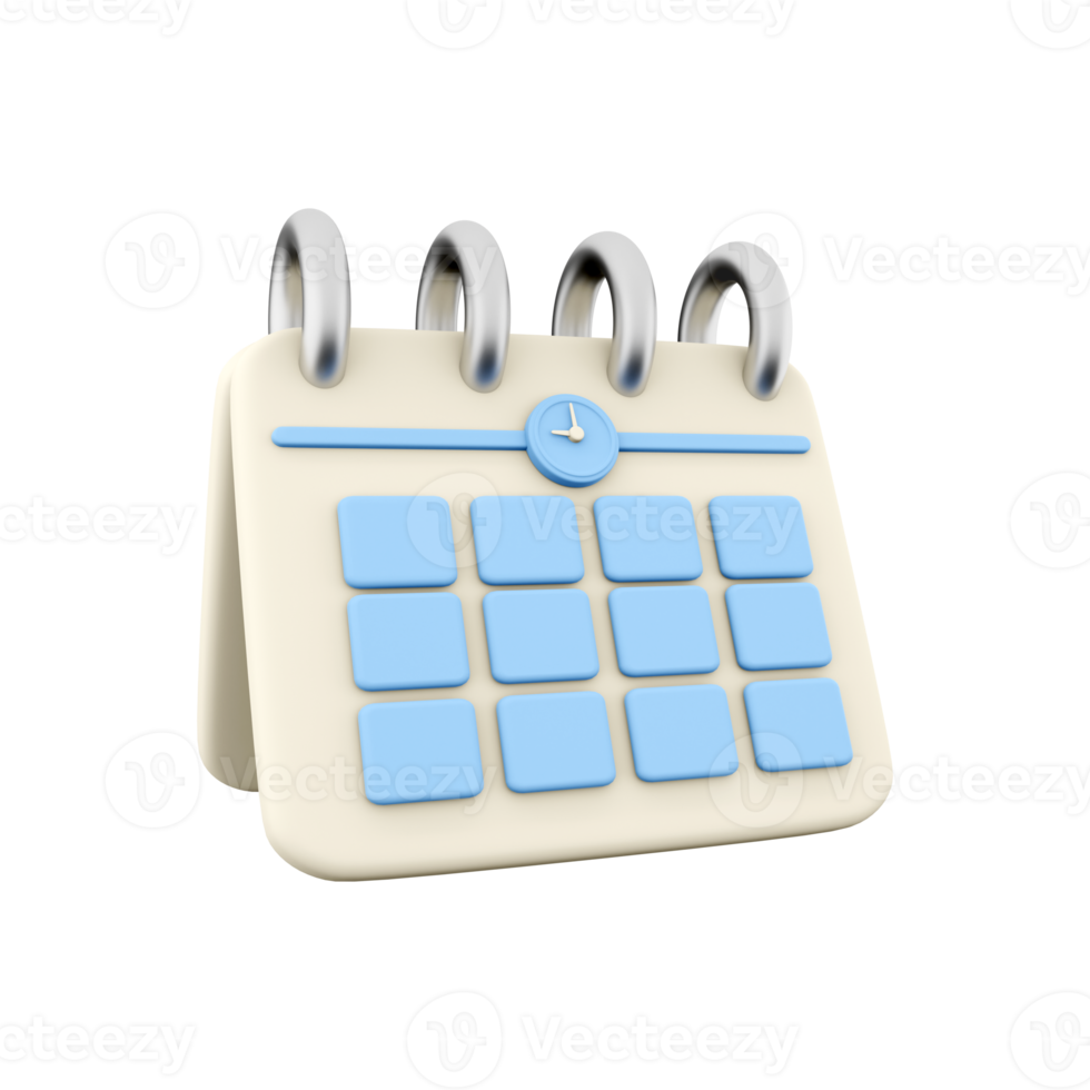 3D education, back to school and school time showing school bell on white background with space for text. 3D rendering school bell, icon png