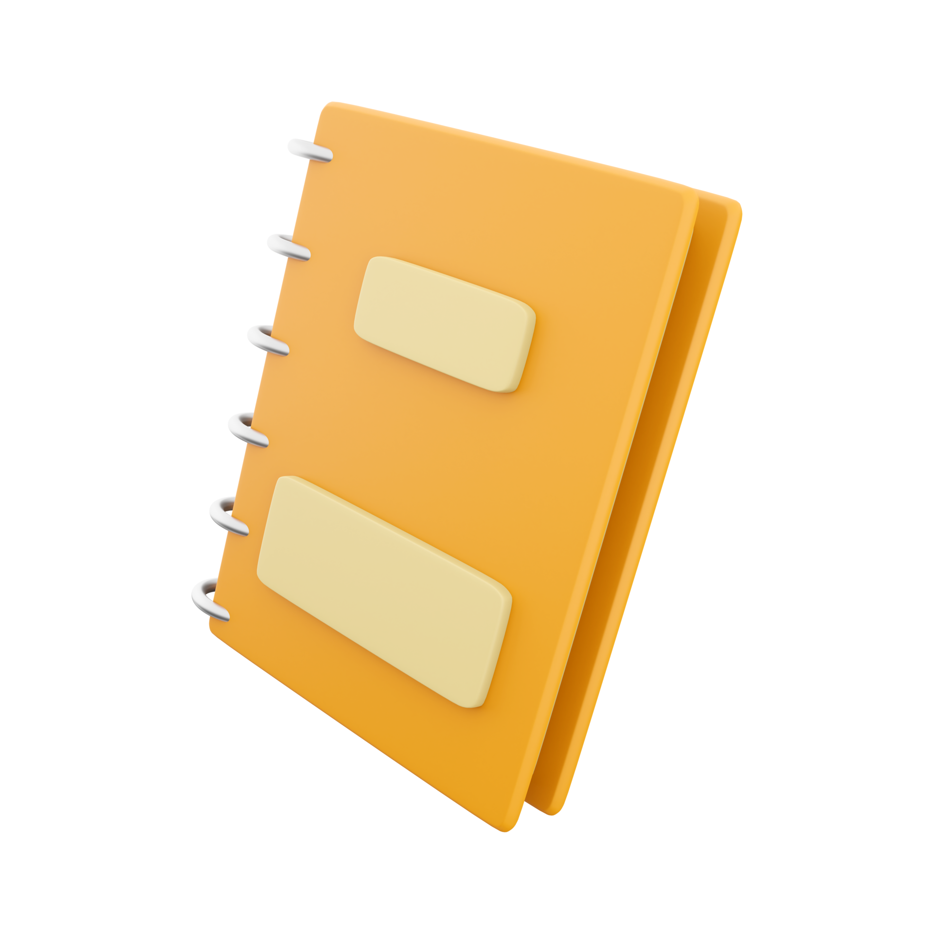 3d render copybook. 3d render notebook. 3d rendering planner on