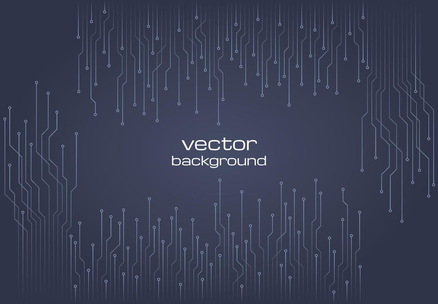 Abstract technological gray background with elements of the microchip. Circuit board background texture. Vector illustration.