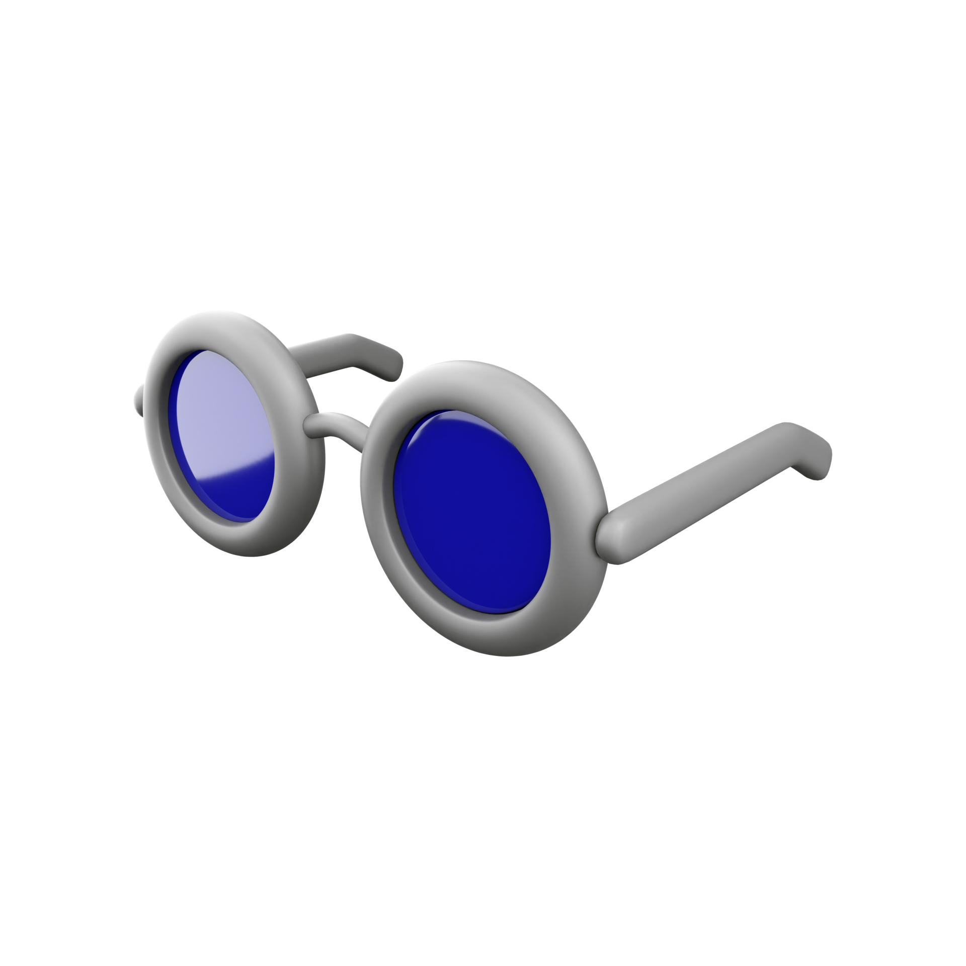 Free Black nerd eyeglasses design element, glasses isolated on white