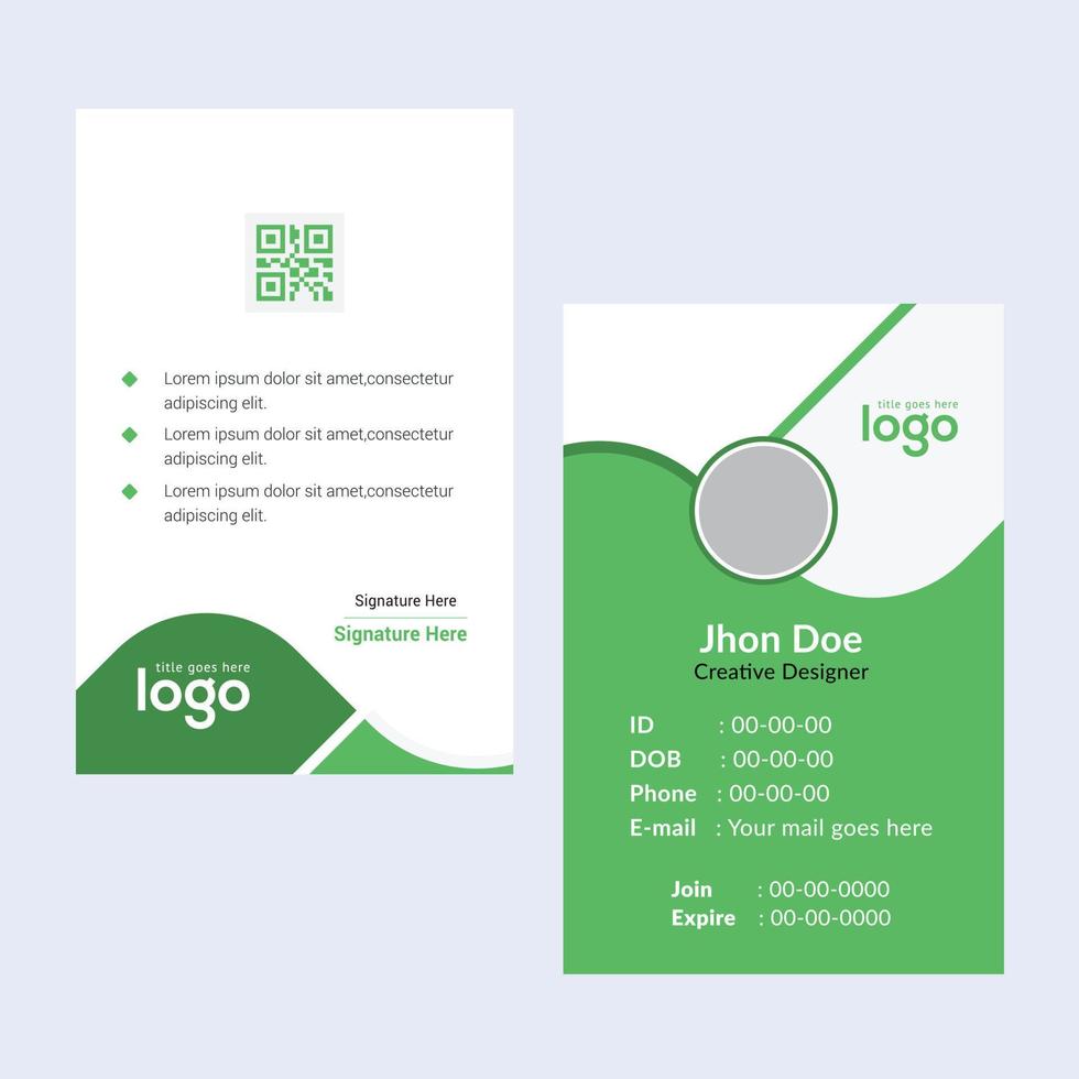 Creative Templates Business Card. Green Business Cards. Professional and elegant abstract card templates perfect for your company and job title. vector design templates. clean business cards.