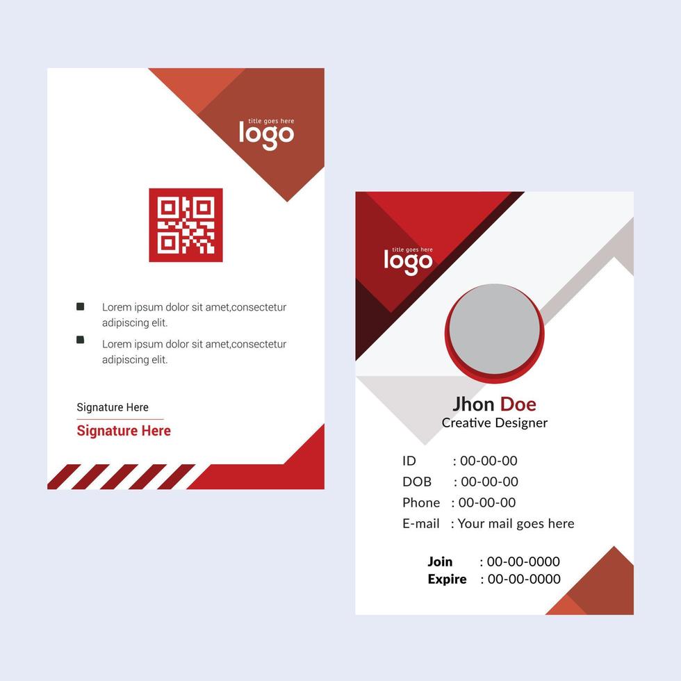 Creative Templates Business Card. Red Business Cards. Professional and elegant abstract card templates perfect for your company and job title. vector design templates. clean business cards.