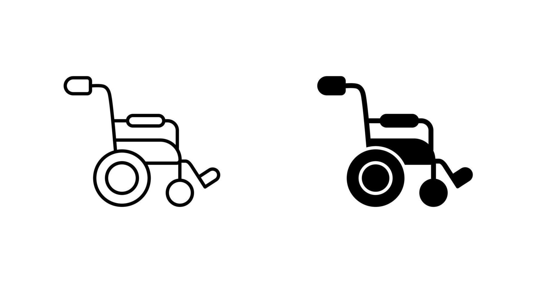 Wheel Chair Vector Icon