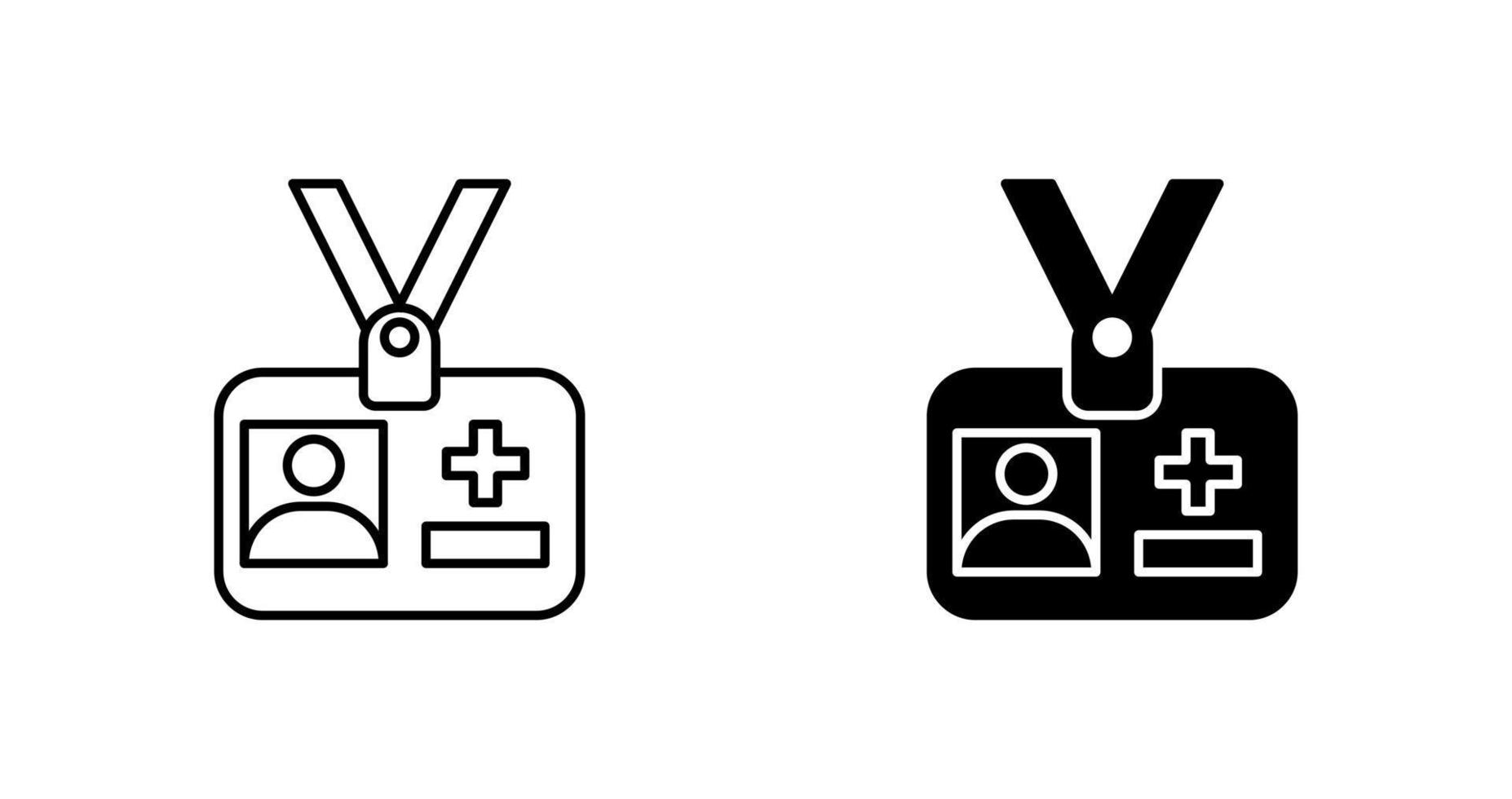Medical Id Vector Icon