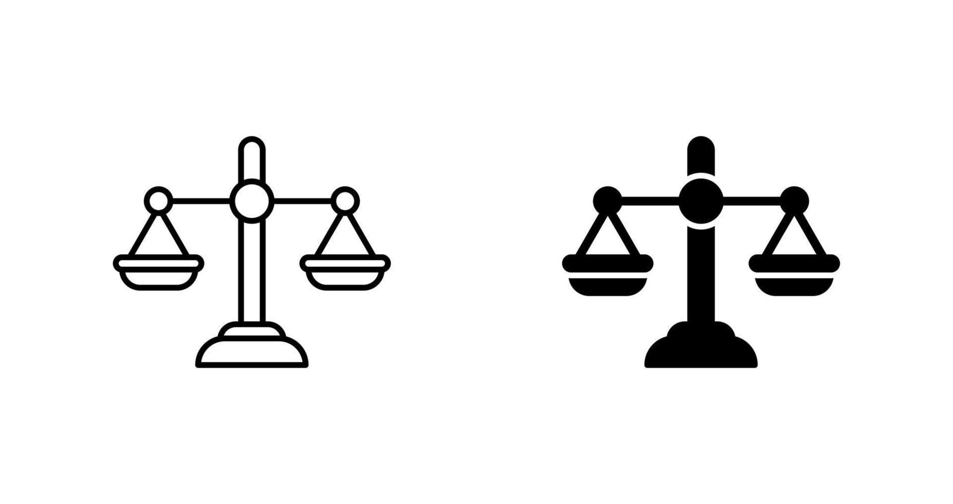 icono de vector de equilibrio