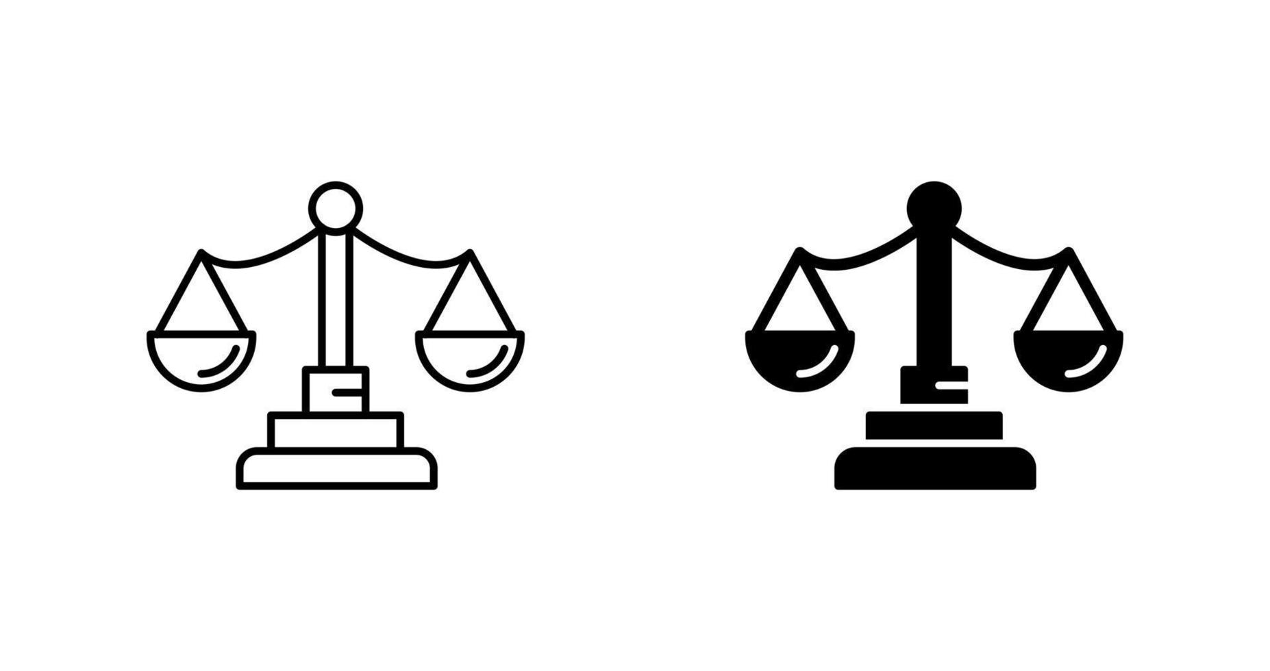 icono de vector de justicia