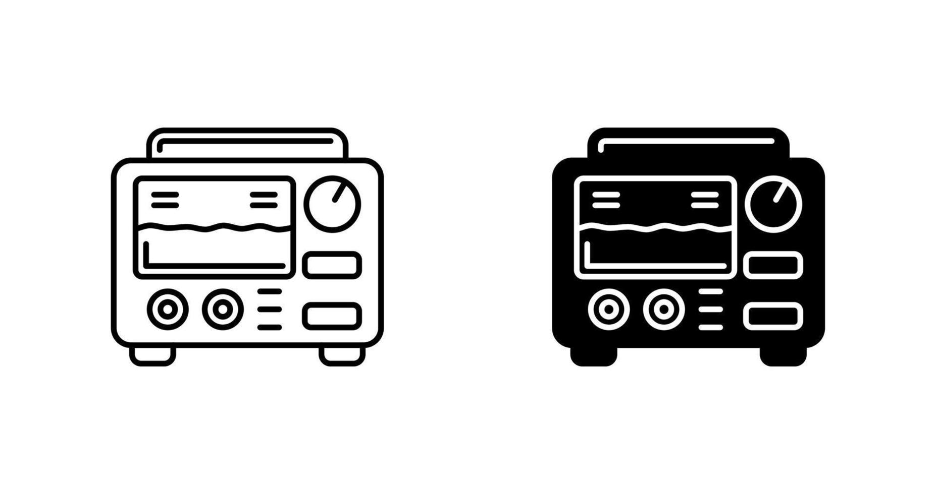 Oscilloscope Vector Icon