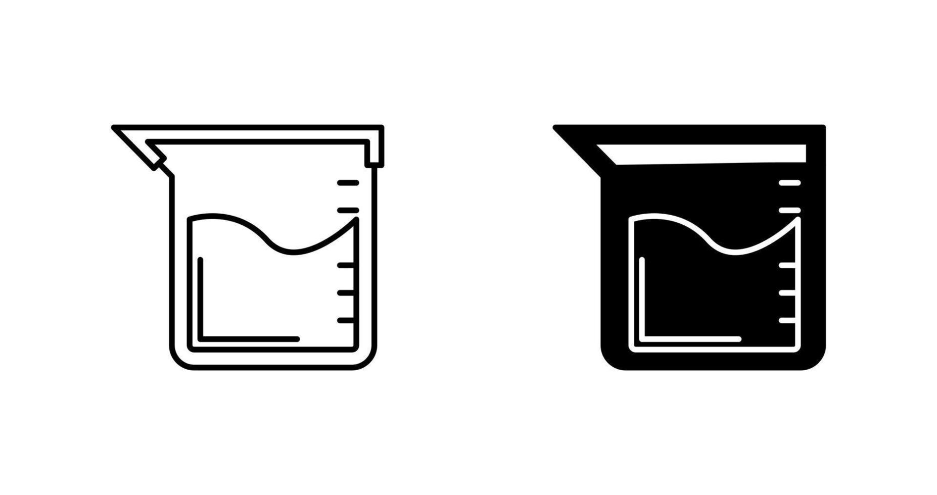 Beaker Vector Icon