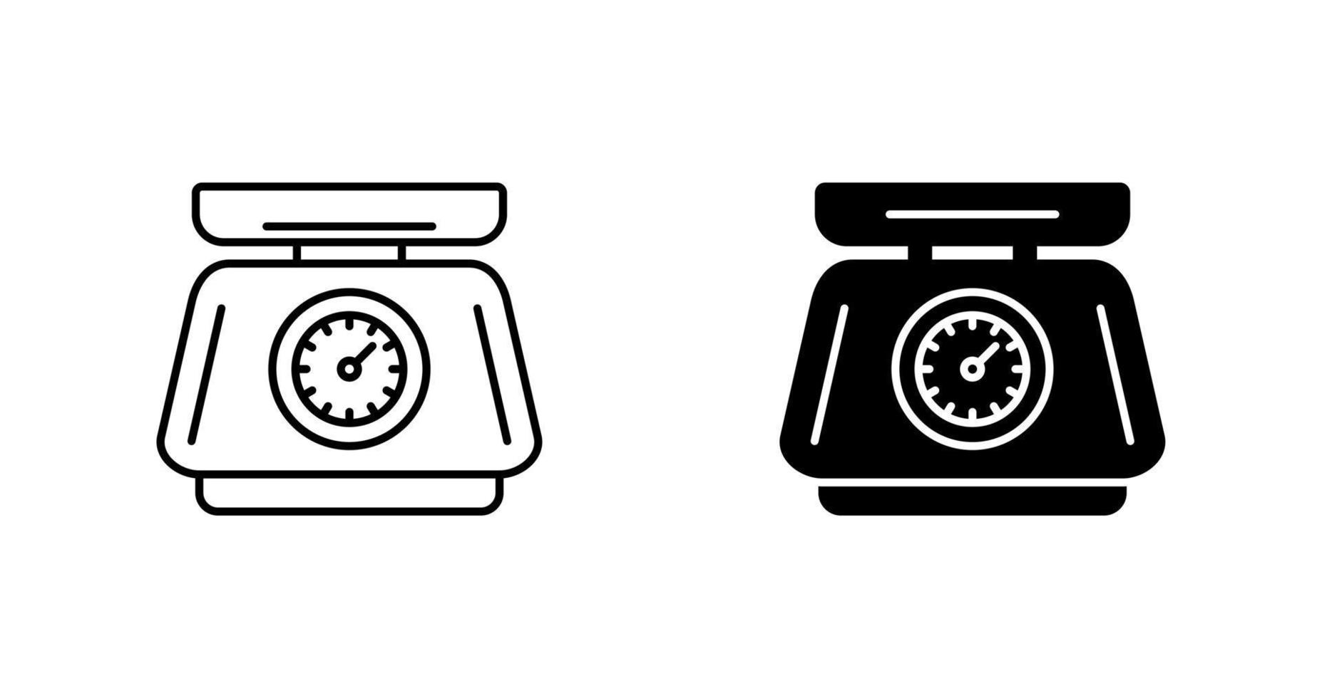 Weight Scale Vector Icon