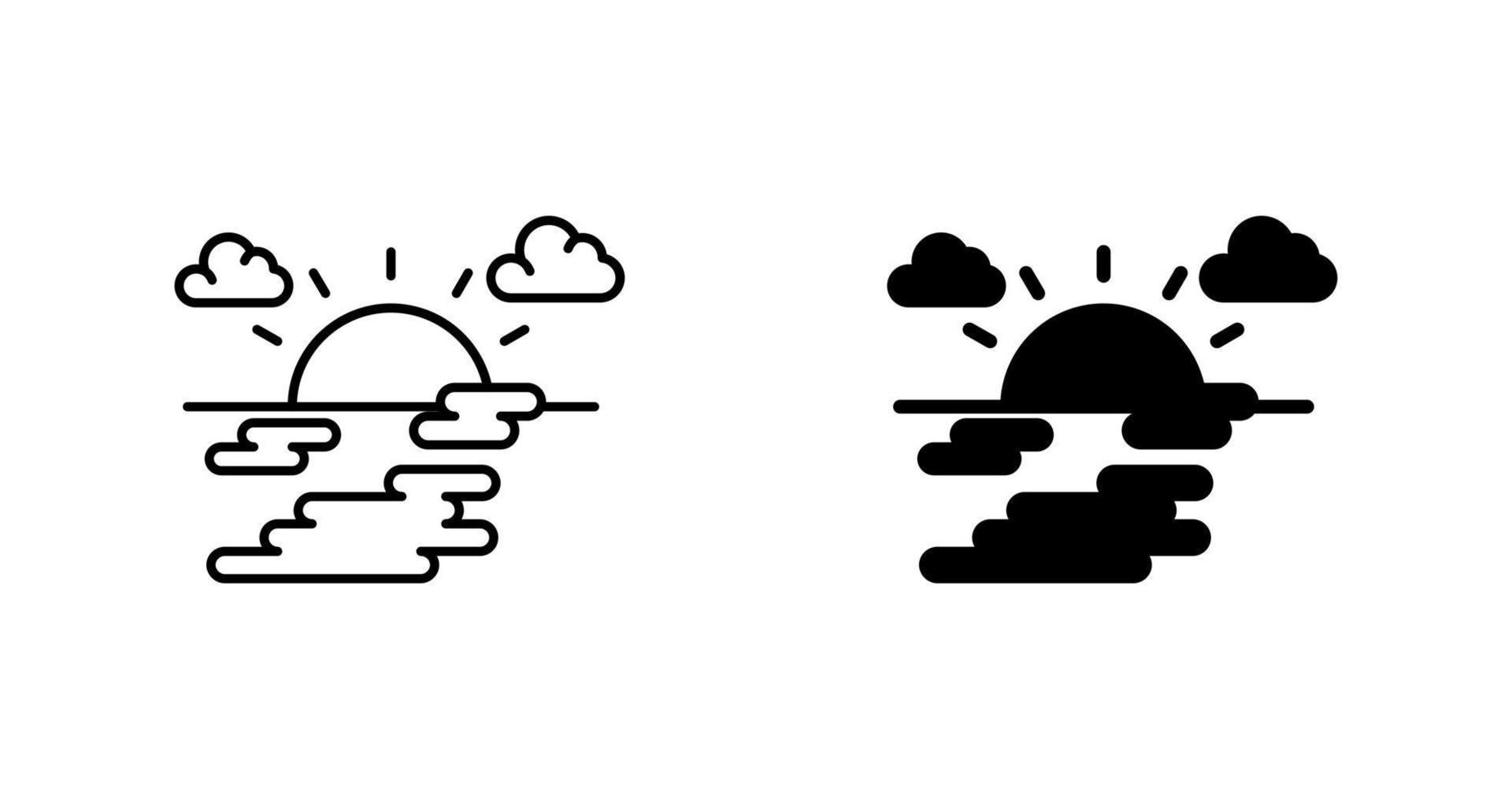 icono de vector de niebla