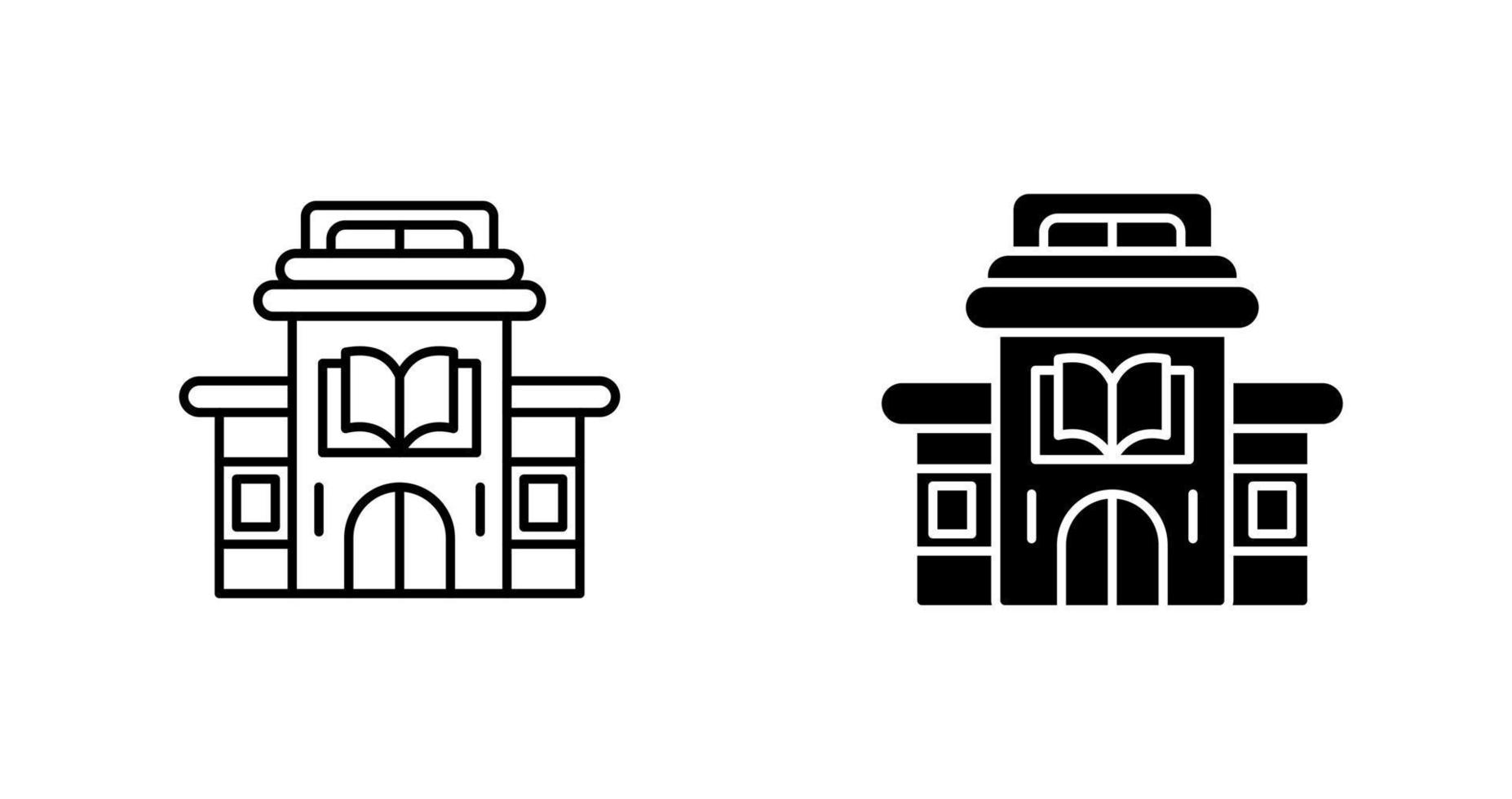 Library Vector Icon