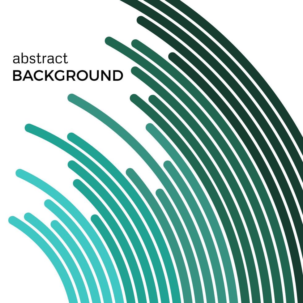Abstract background with bright green lines. Green circles with place for your text on a white background. vector