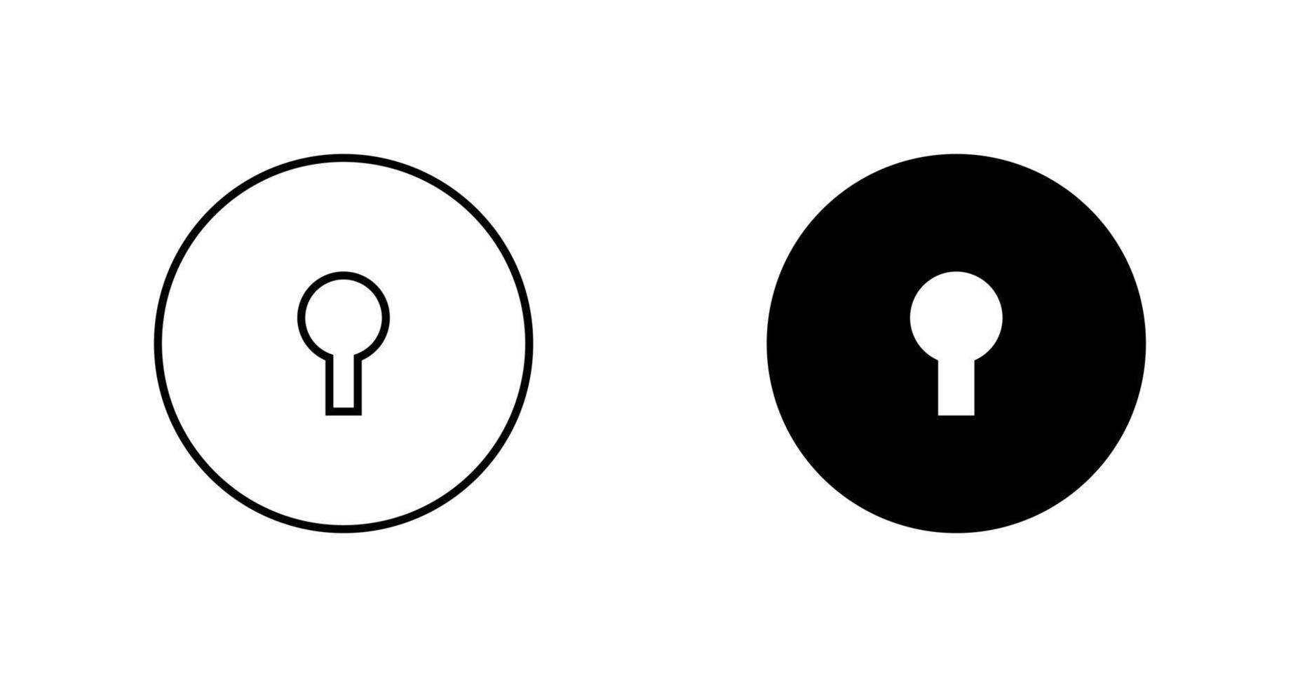 Keyhole Vector Icon