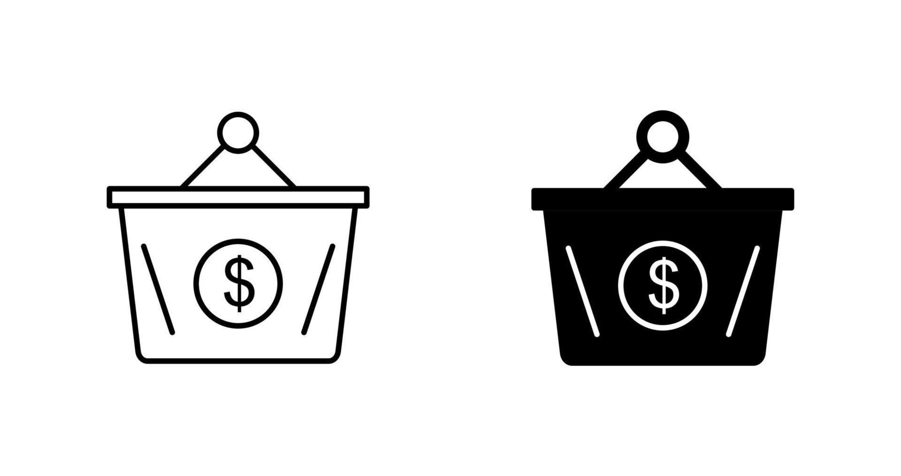 Pound Basket Vector Icon