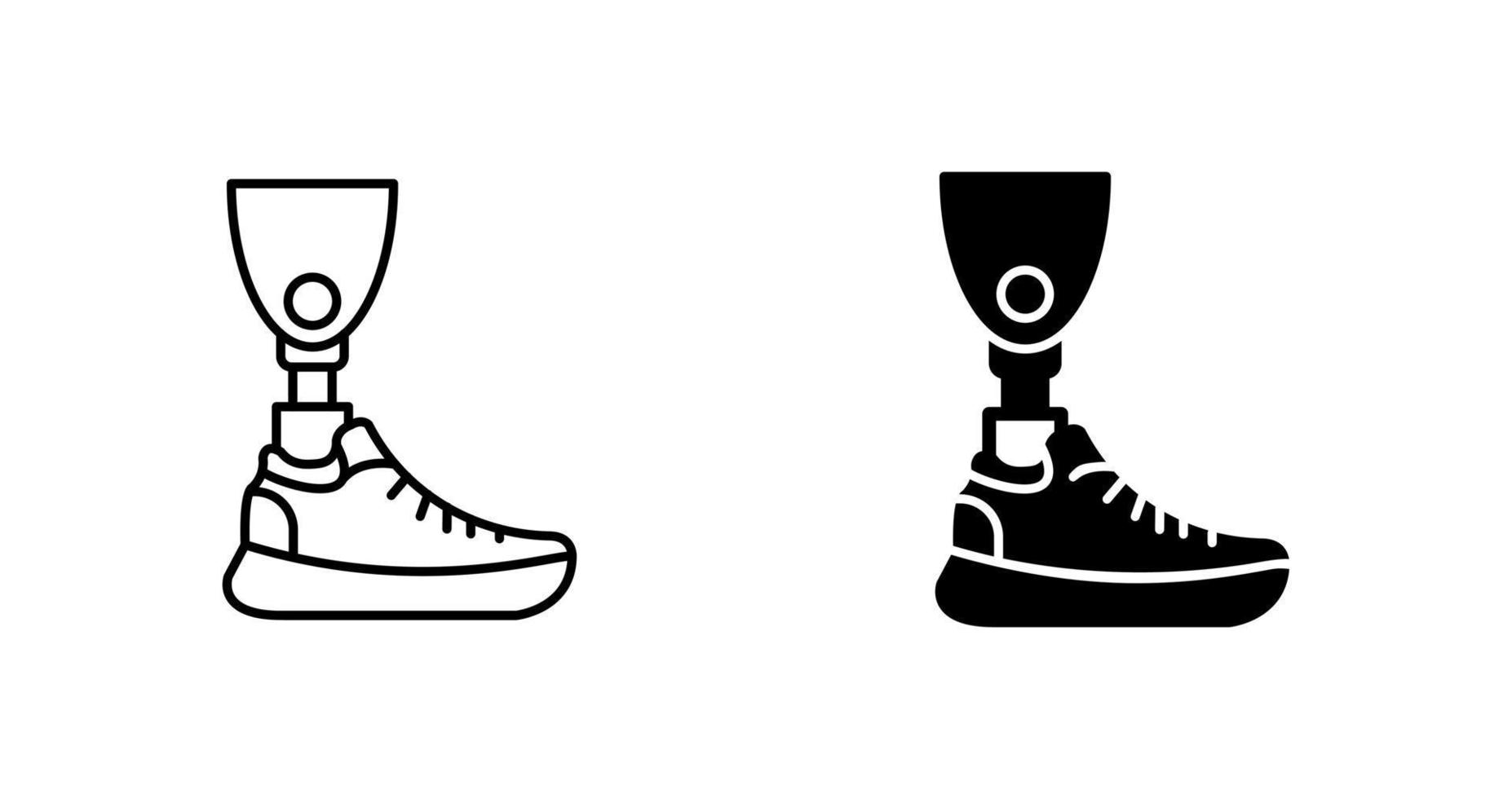 Prosthesis Vector Icon