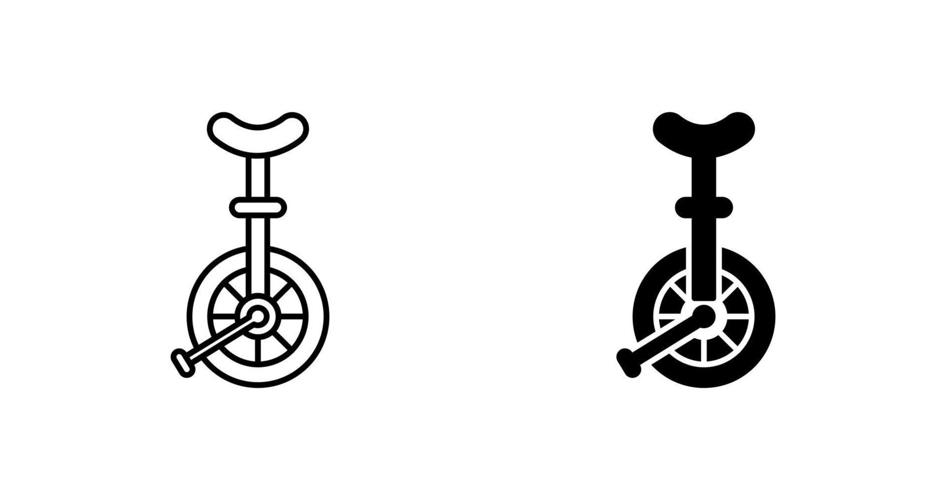 Unicycle Vector Icon