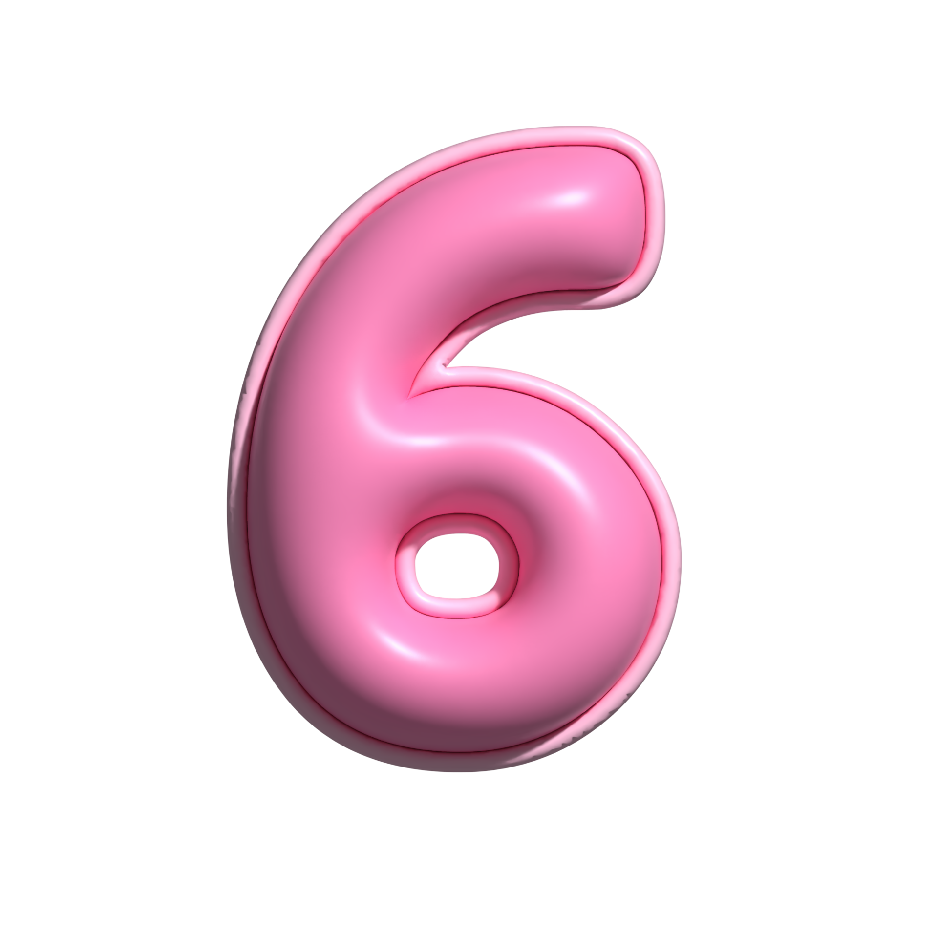 N mero 6 6 Rosado Alfabeto Lustroso 22281557 PNG n-mero-6-6-rosado-alfabeto-lustroso-22281557-png