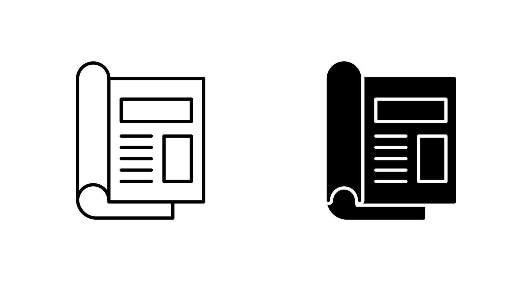 Magazine Vector Icon