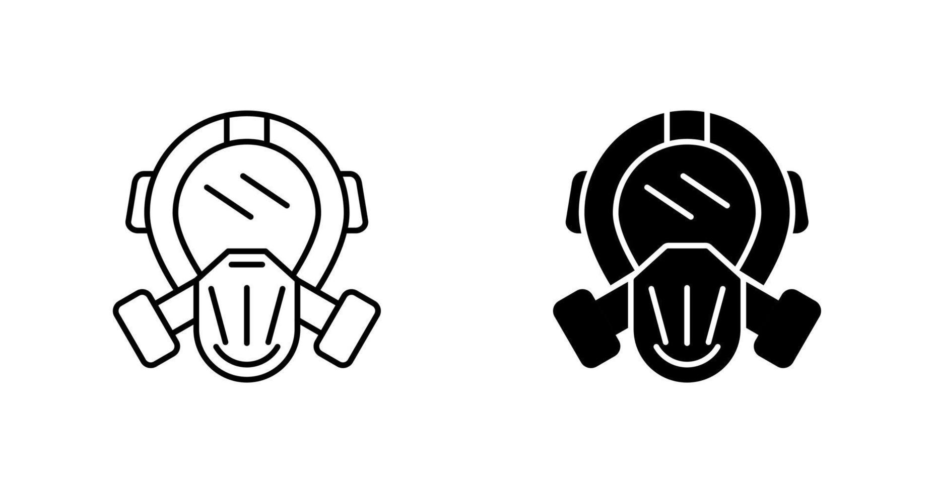 Gas Mask Vector Icon