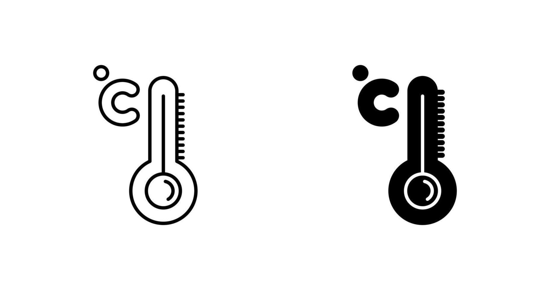 icono de vector de alta temperatura