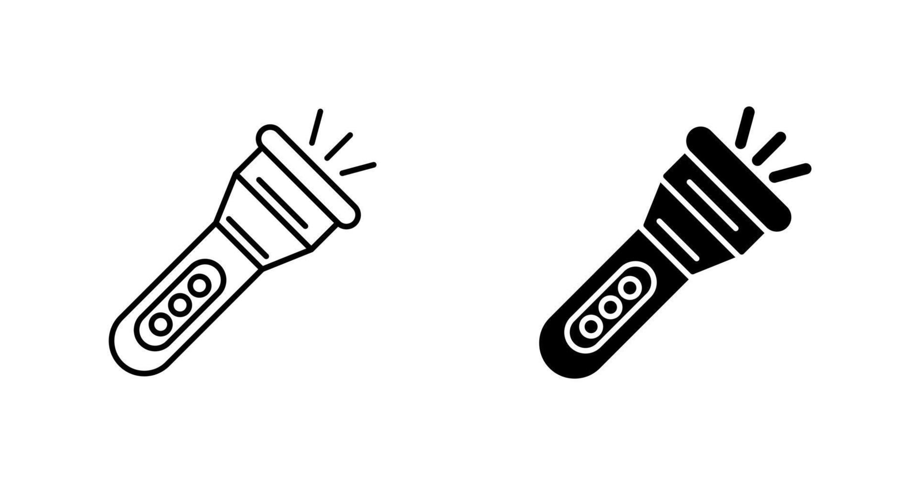 Flashlight Vector Icon
