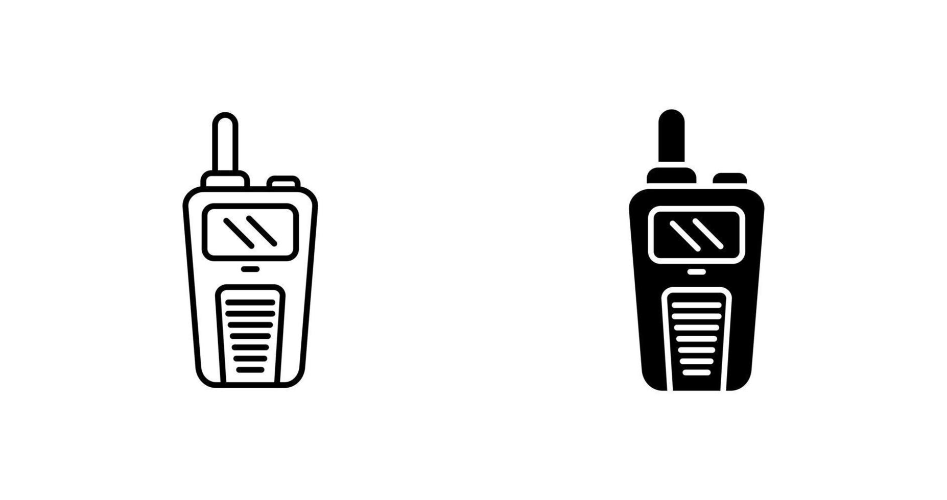 Walkie Talkie Vector Icon