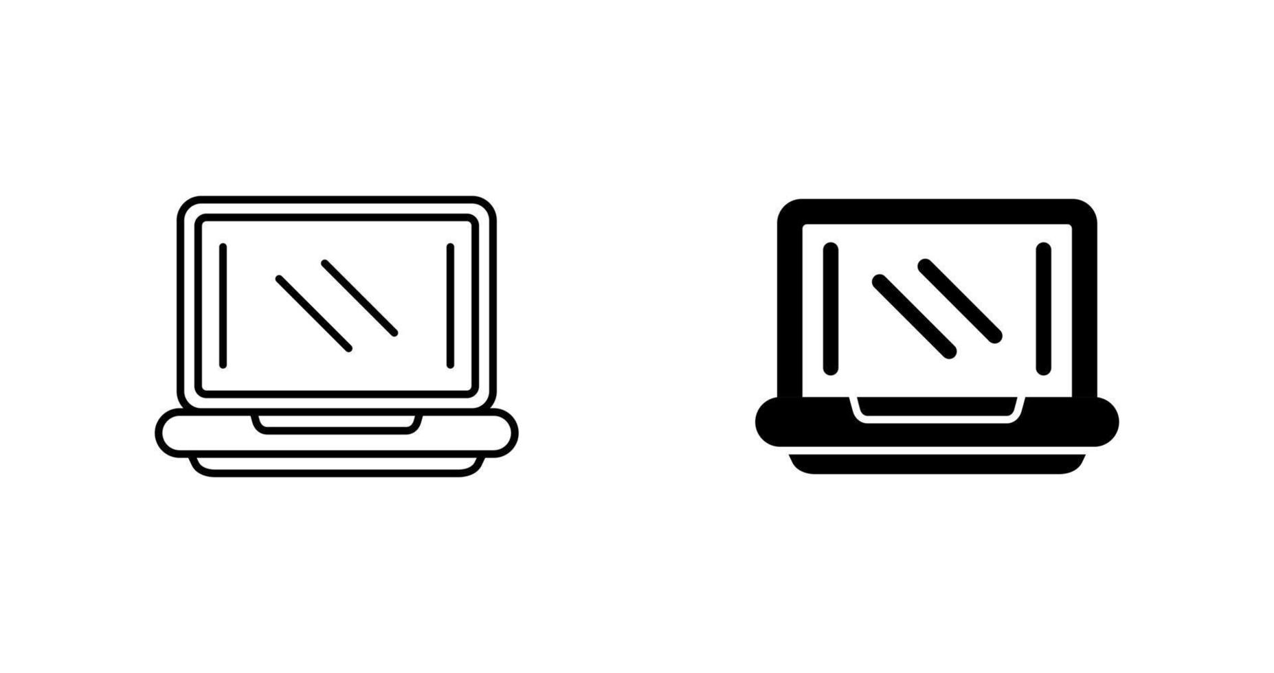 icono de vector de laptop