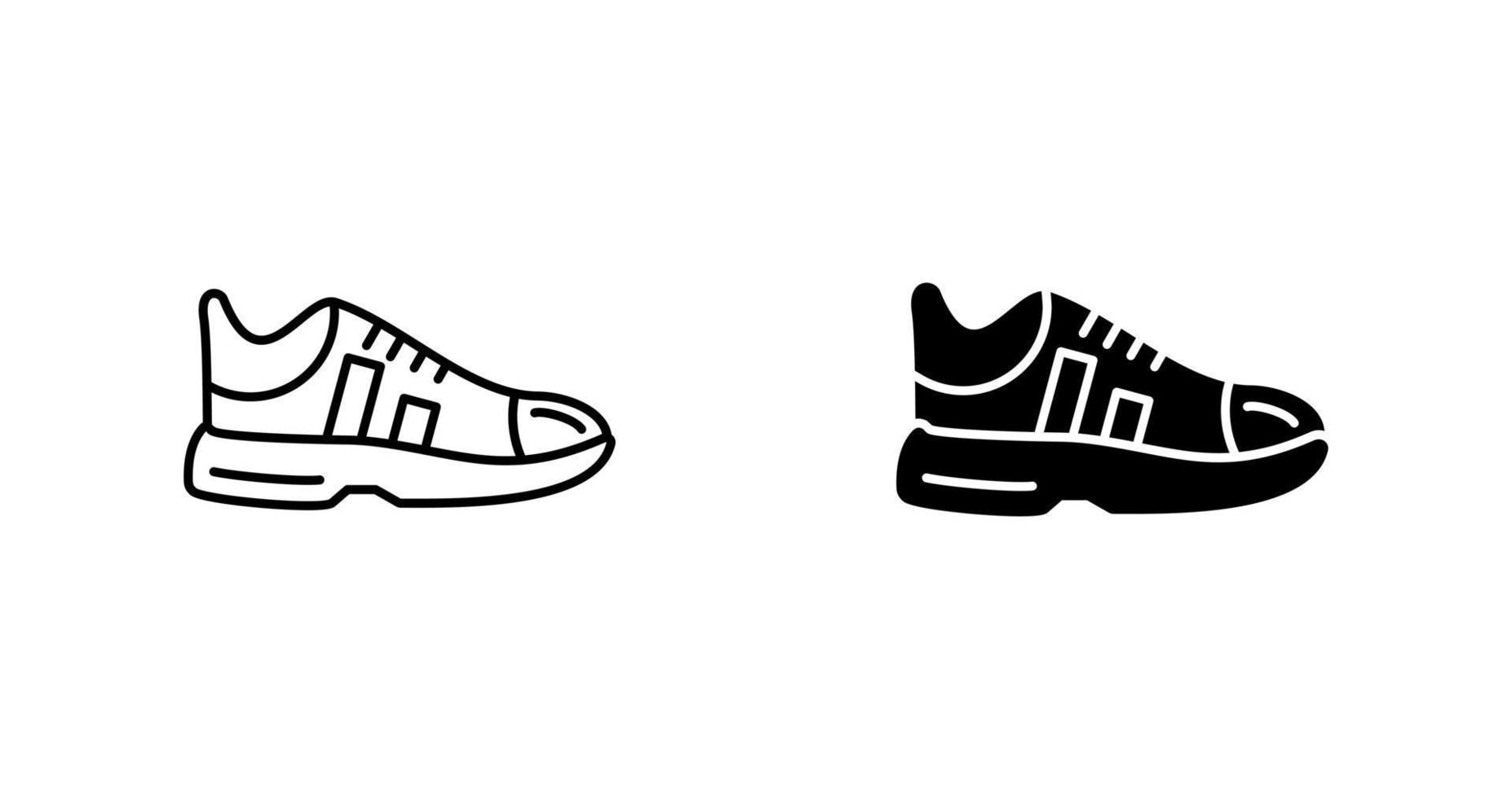 icono de vector de zapatillas