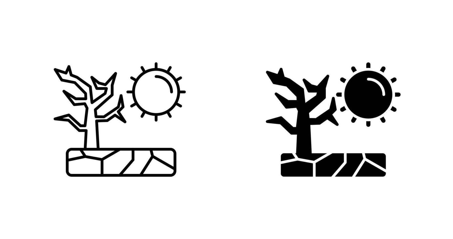 Drought Vector Icon