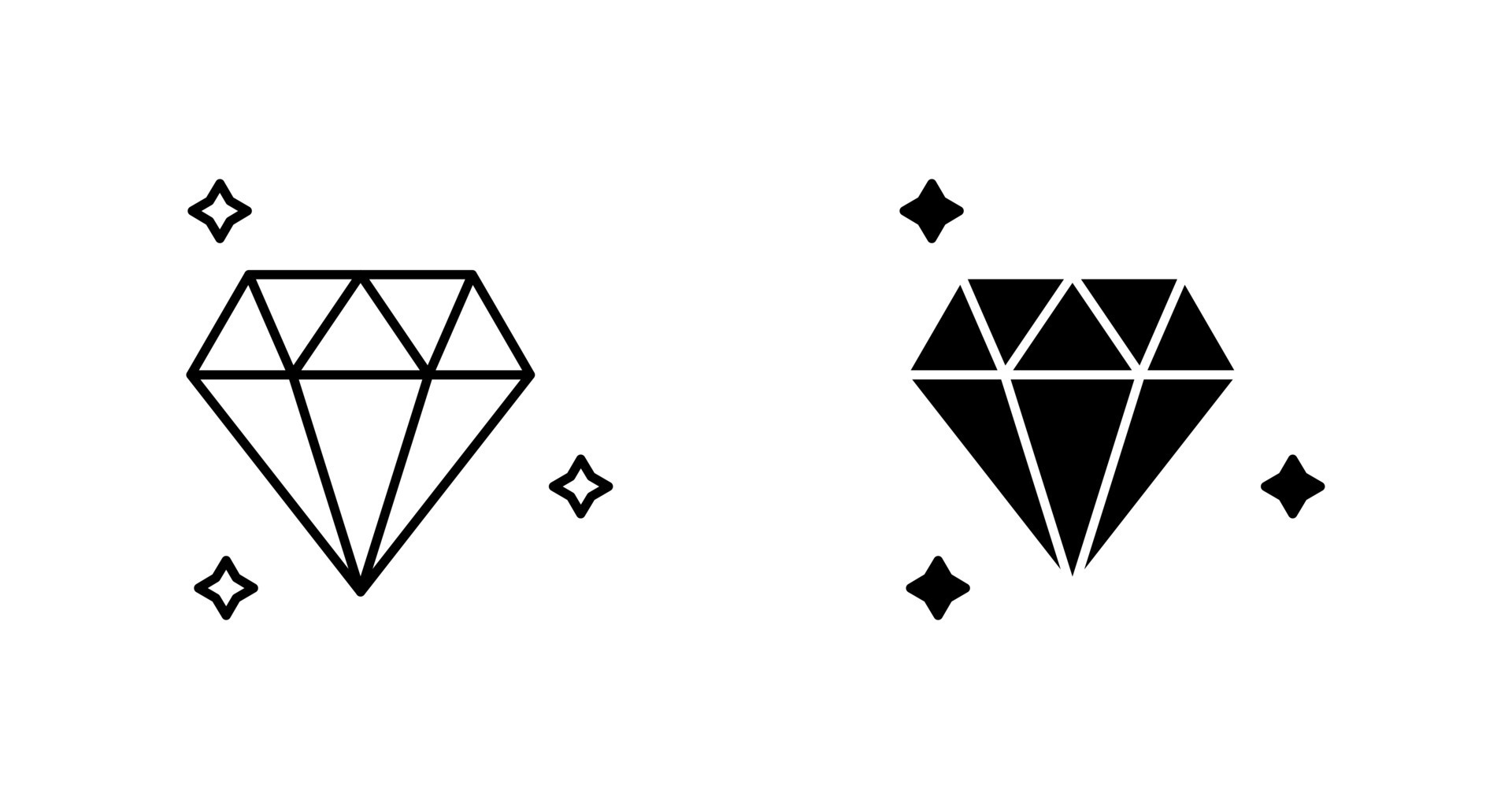 Diamond Vector Icon 22281917 Vector Art at Vecteezy