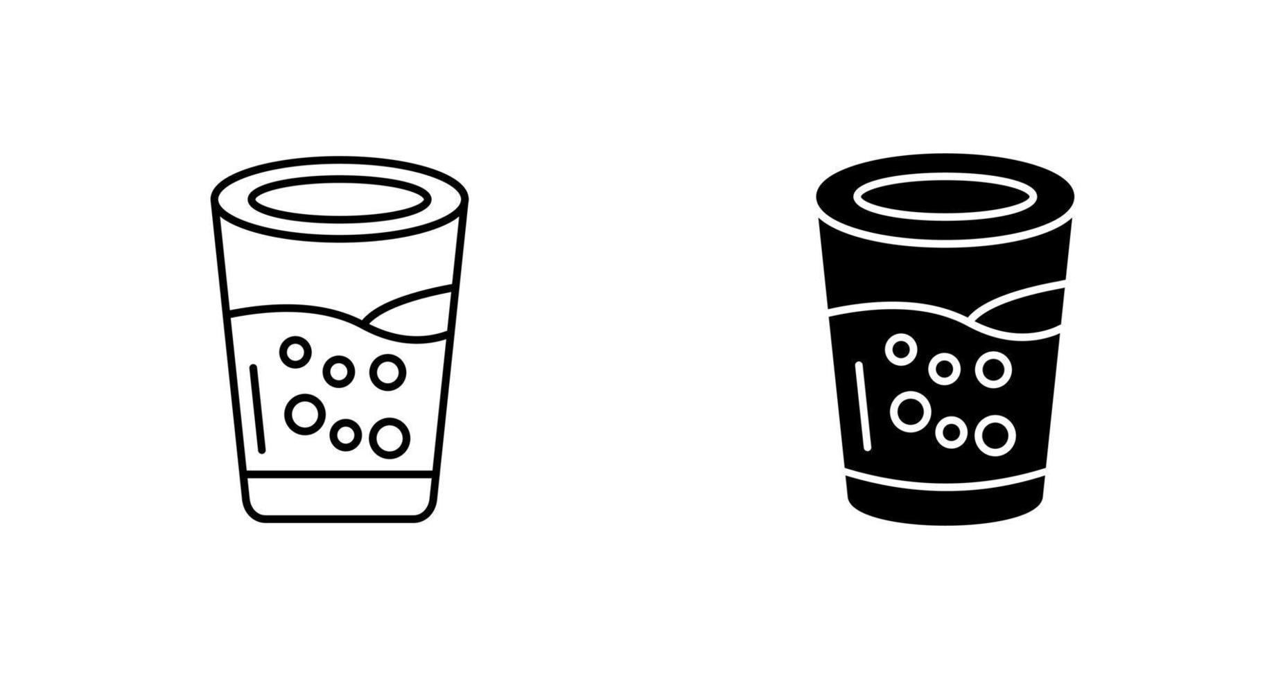 Glass Of Water Vector Icon