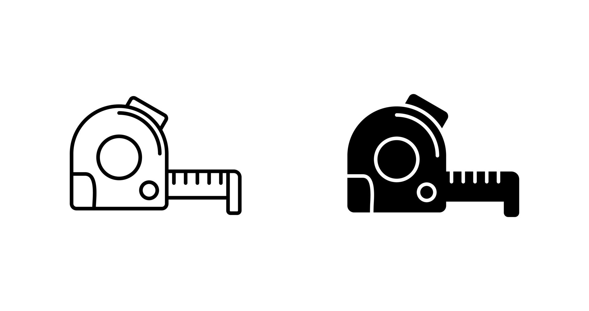 Measuring Tape Vector Icon 22281956 Vector Art at Vecteezy