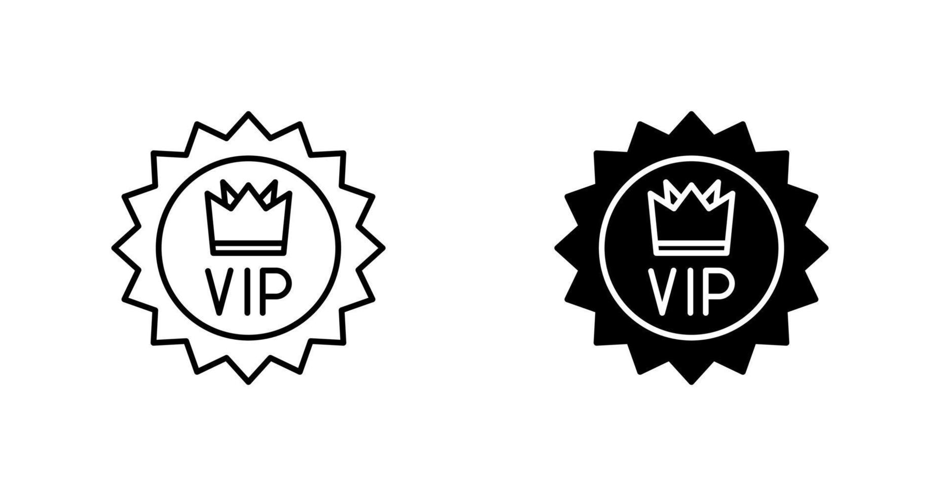 icono de vector vip