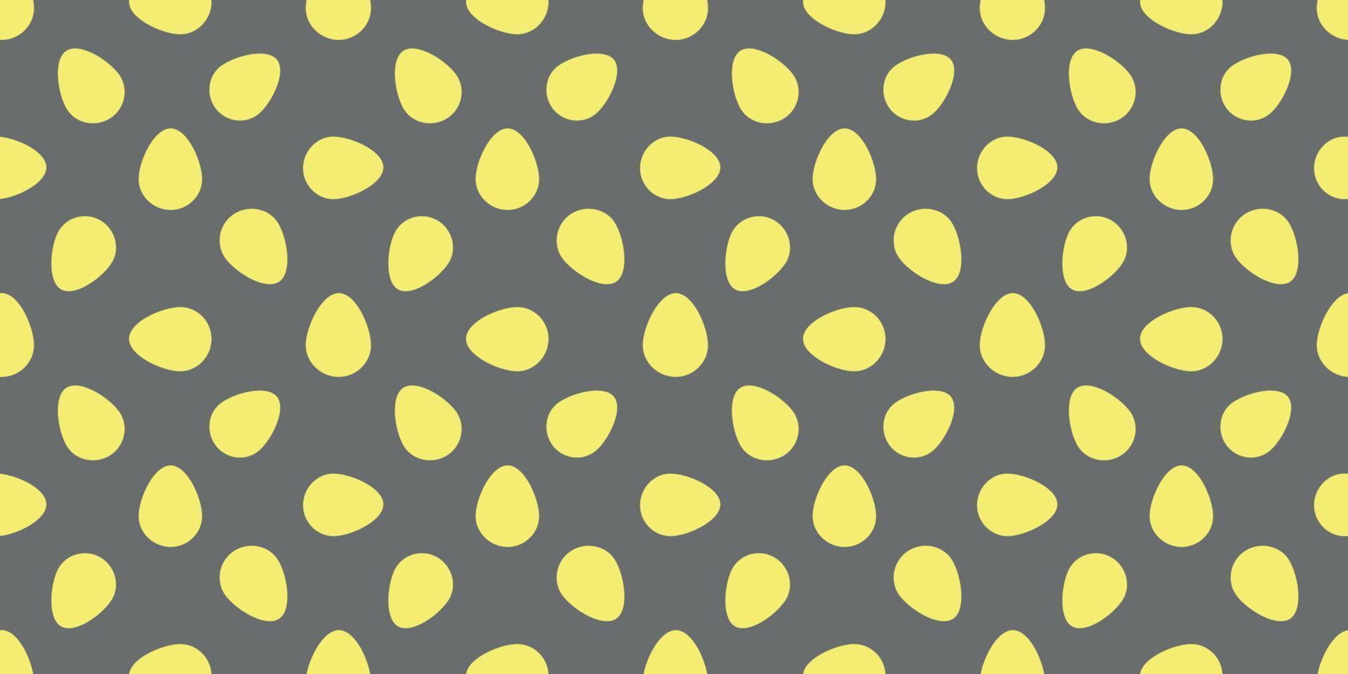 Easter spring seamless pattern with willow twigs and Easter eggs vector