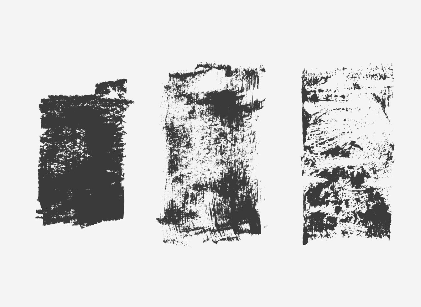 grunge Brush strokes pack vector