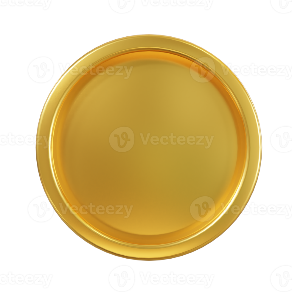 Gold badge medal png