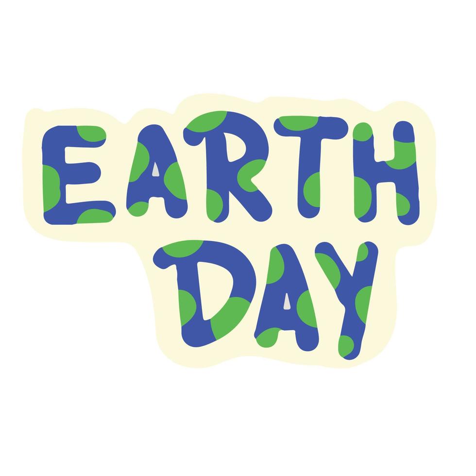 earth day stikers, good for graphic design resource vector