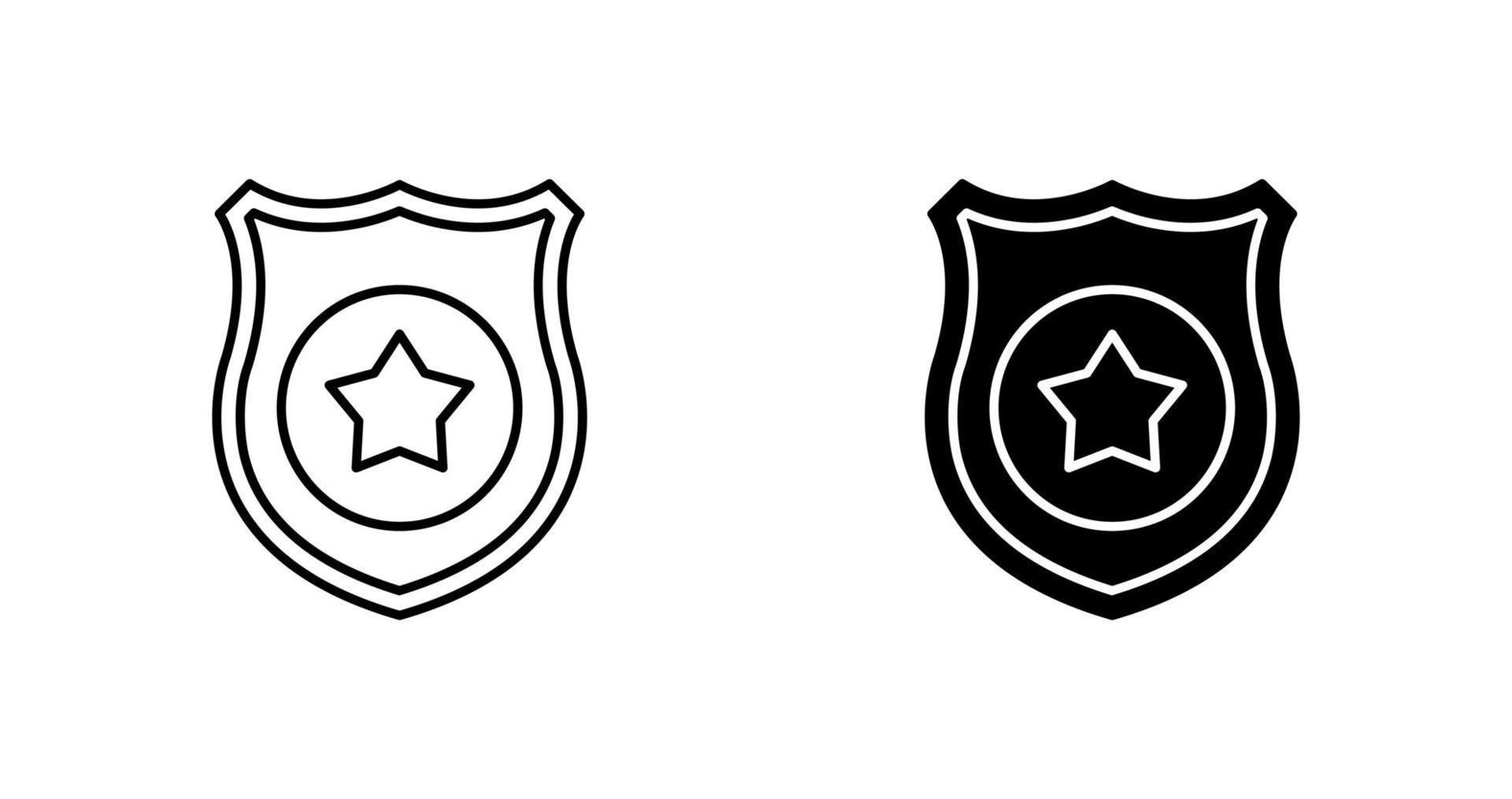 Police Shield Vector Icon