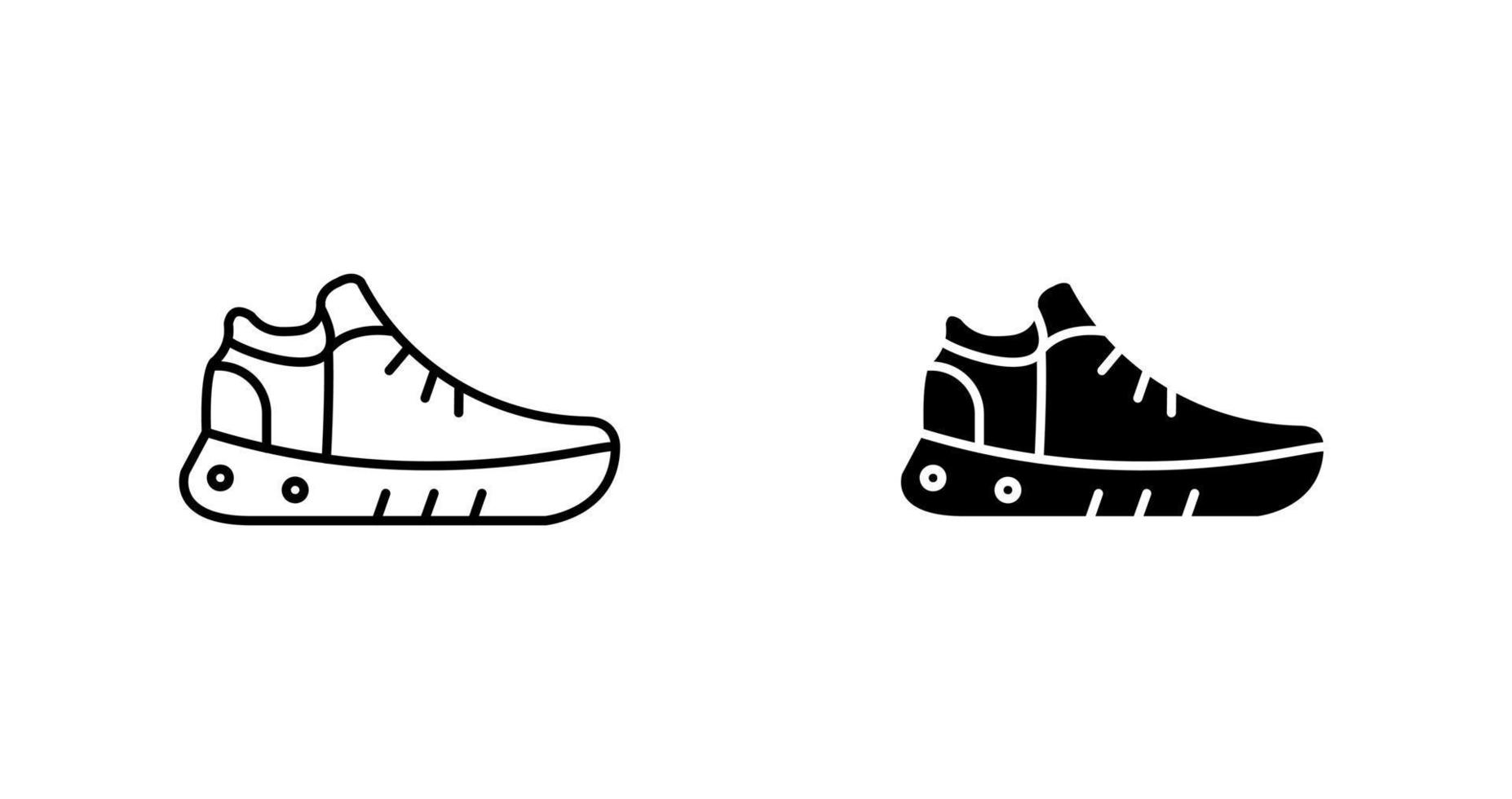 icono de vector de zapatillas