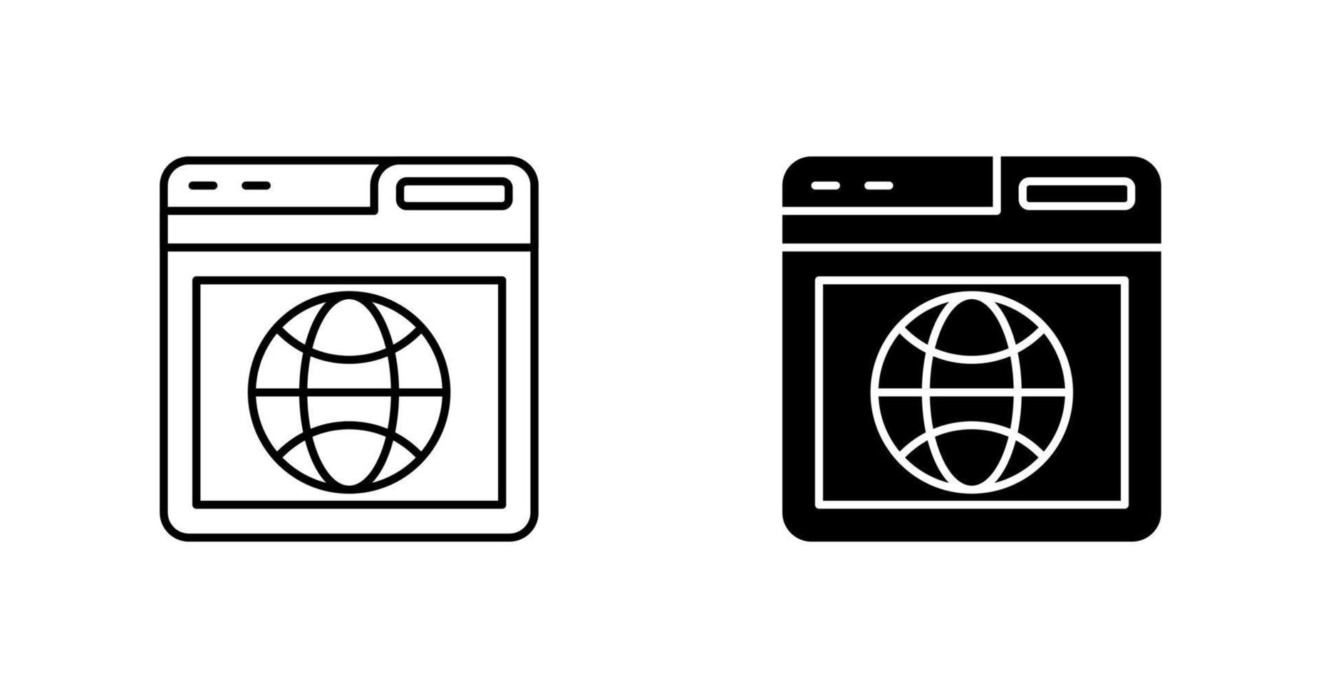 Browser Vector Icon