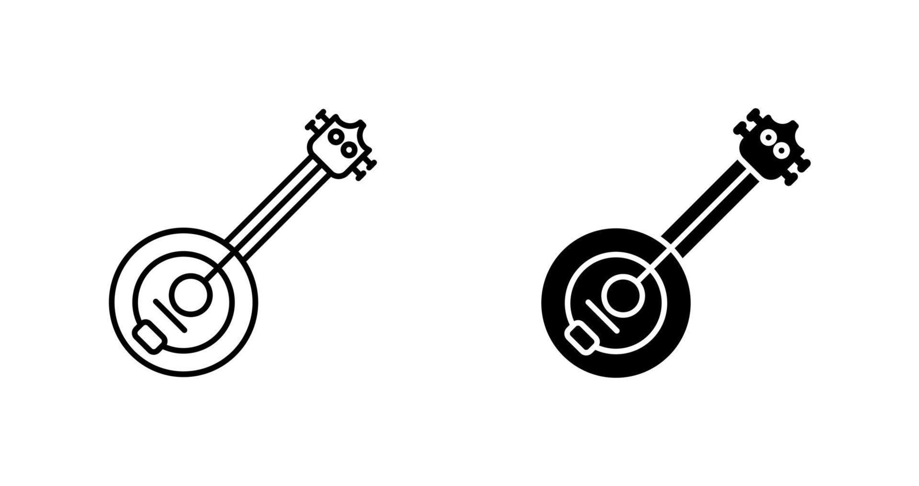 icono de vector de banjo