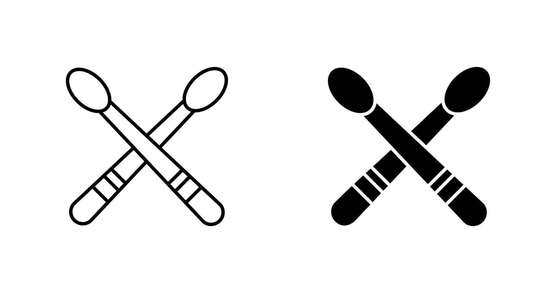 Drumsticks Vector Icon 22282668 Vector Art at Vecteezy