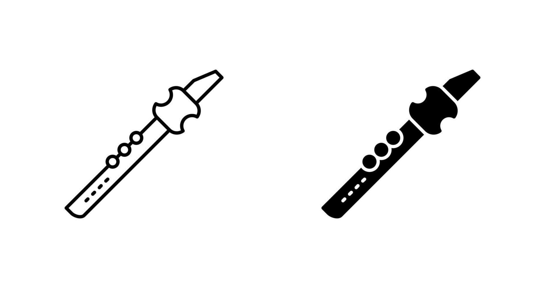 Flute Vector Icon