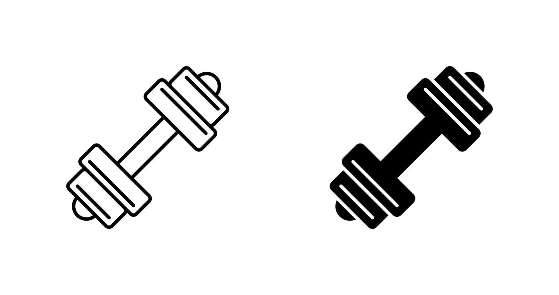 Dumbbell Vector Icon