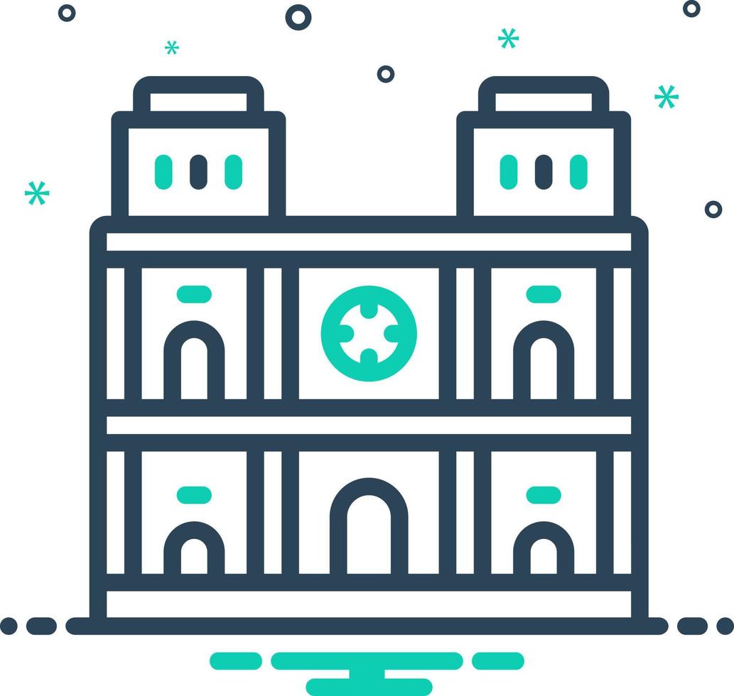 mix icon for dame vector