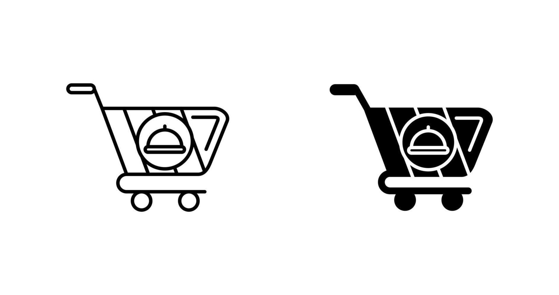 Food Cart Vector Icon